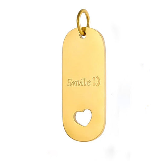 Smile dog tag