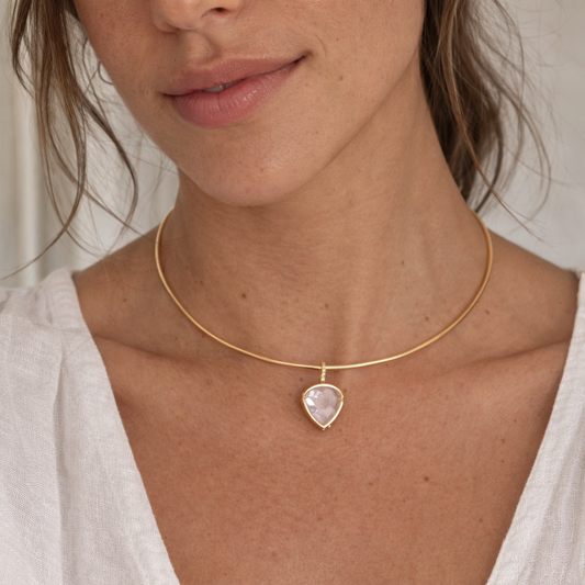 Choker with love locket