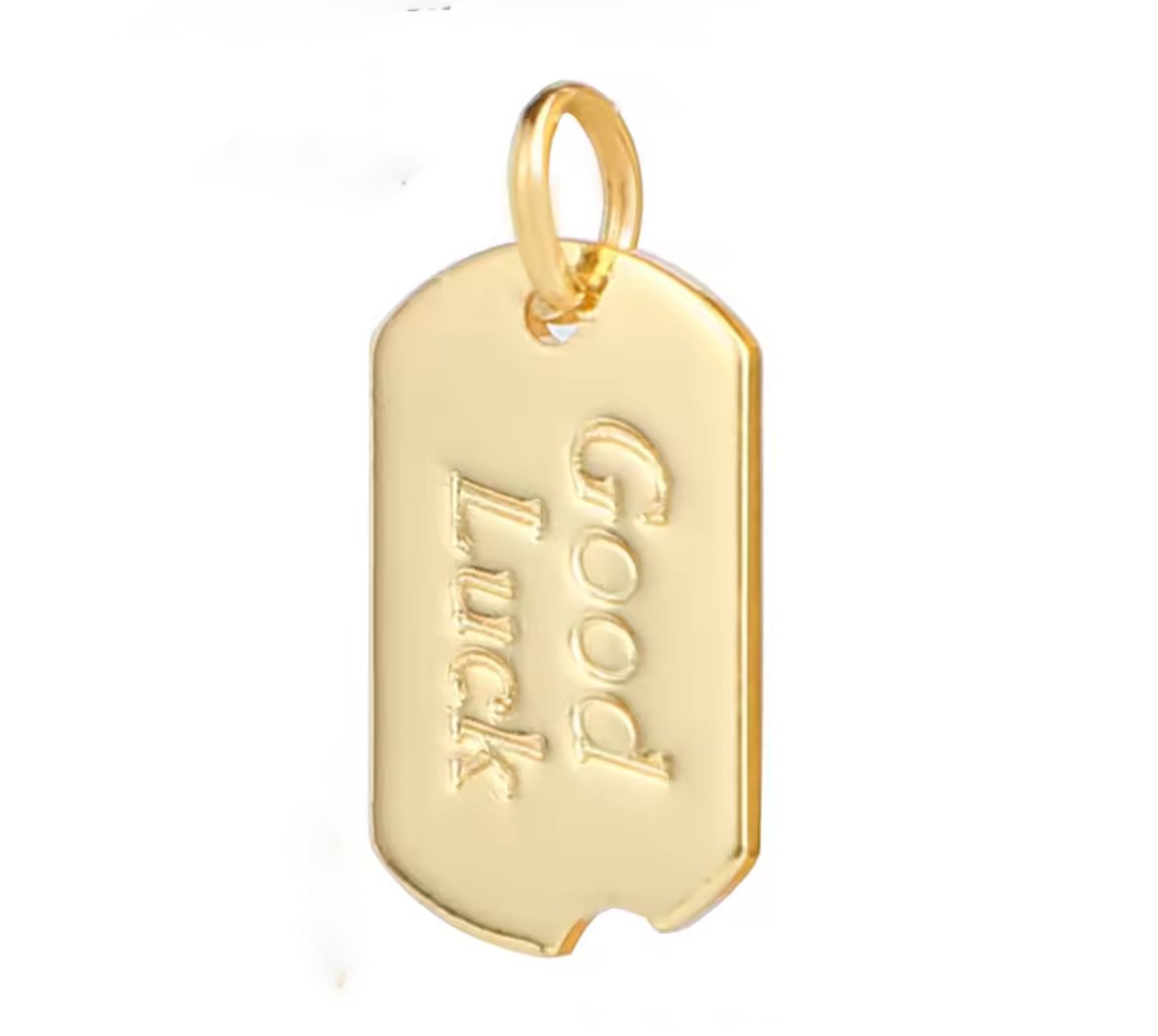 Good Luck Dog Tag