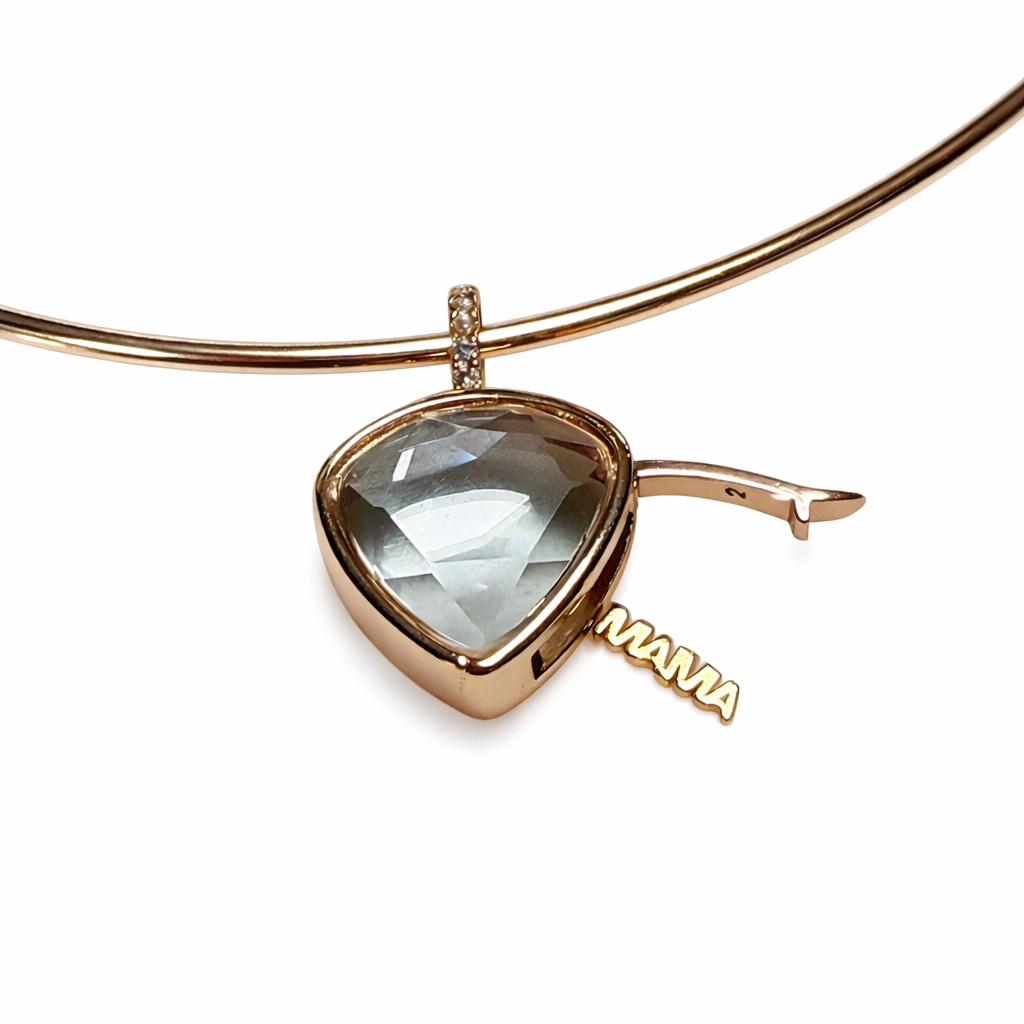 Choker with love locket