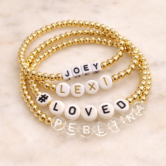 Custom 14k Gold Words