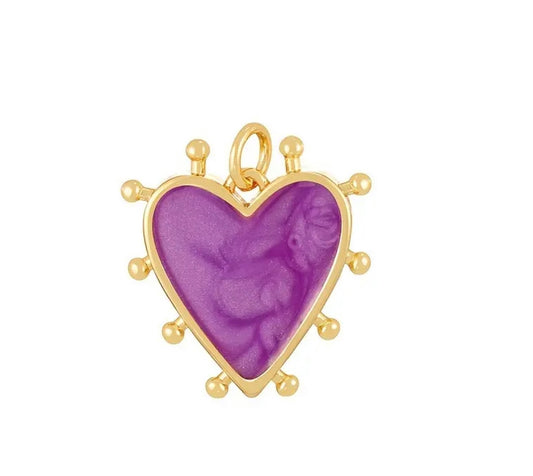 Purple spike heart